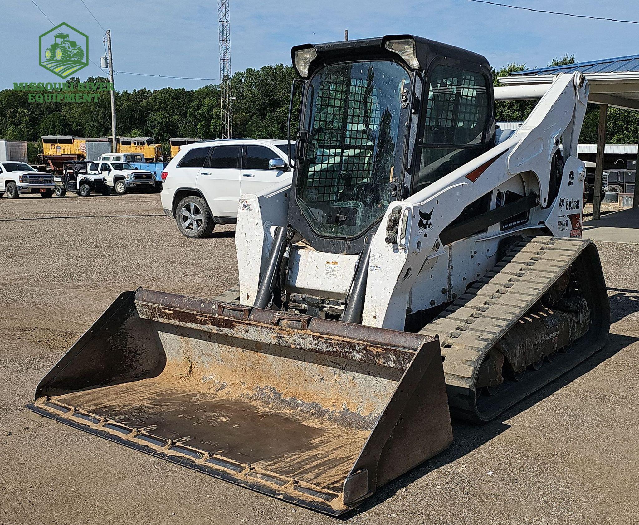2018 Bobcat T870 tracked skid steer loader